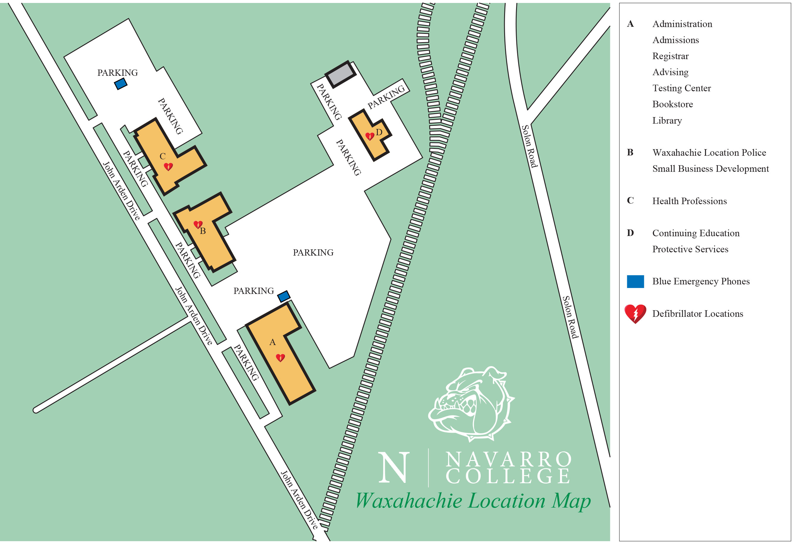 Waxahachie Map